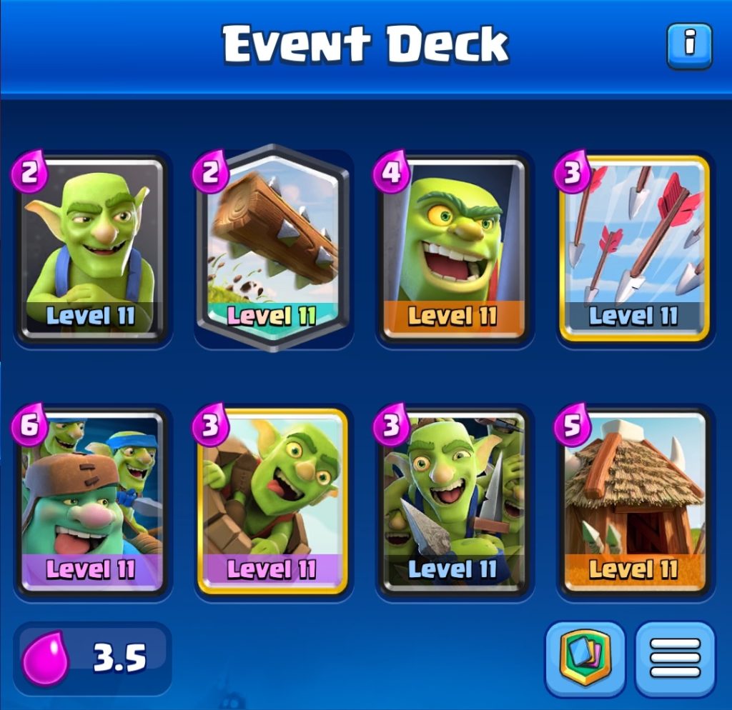 Best Deck for Goblin Power Event in Clash Royale