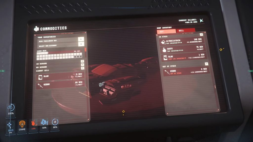 Jumptown's trade terminal in Daymar