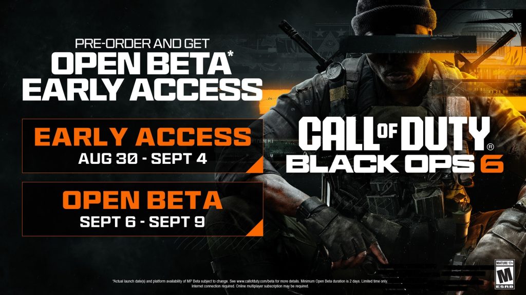 COD Black Ops 6 Beta Dates