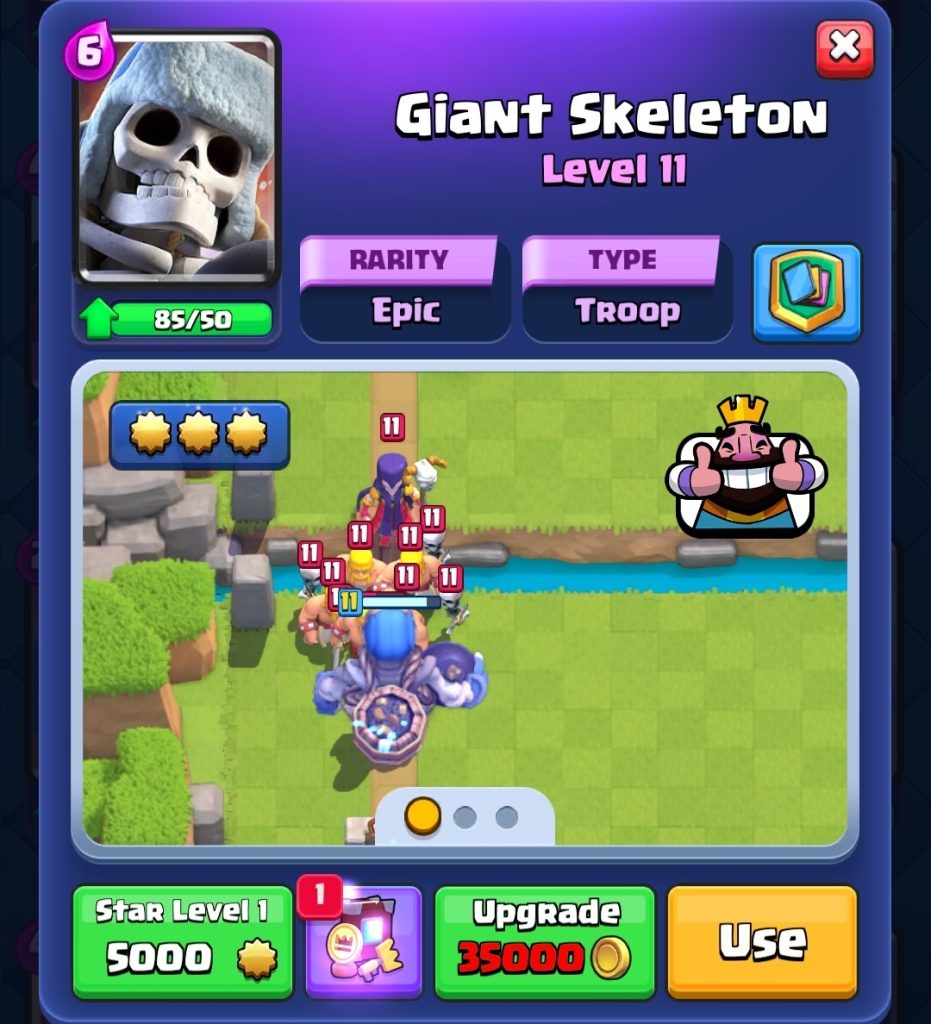 Upgrade Cards To Earn Star Level in Clash Royale