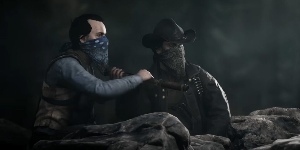 two hunters looking at their targets in Hunt Showdown 1896