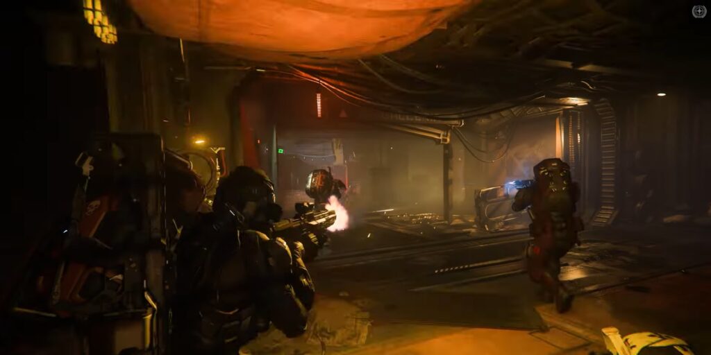 A gameplay screenshot from Contested Zones in Star Citizen