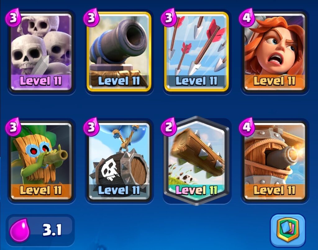 Recommended Deck for Blackout event in Clash Royale