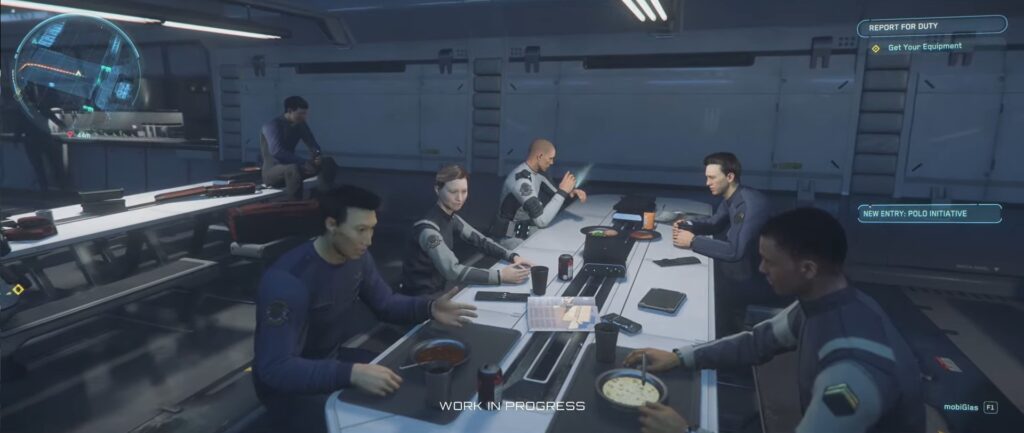 Crew members in Squadron 42 - Presented at CitizenCon 2024