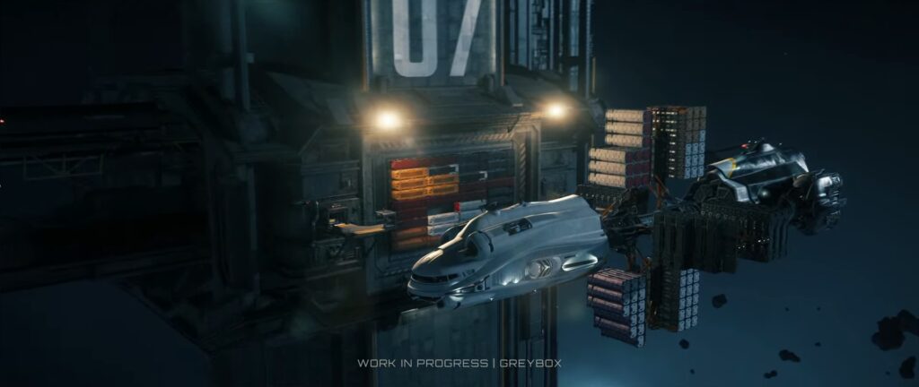 Zero-G Freight Elevator in Nyx in Star Citizen - Presented at CitizenCon 2024