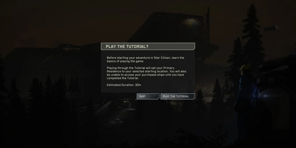 Star Citizen Tutorial Prompt