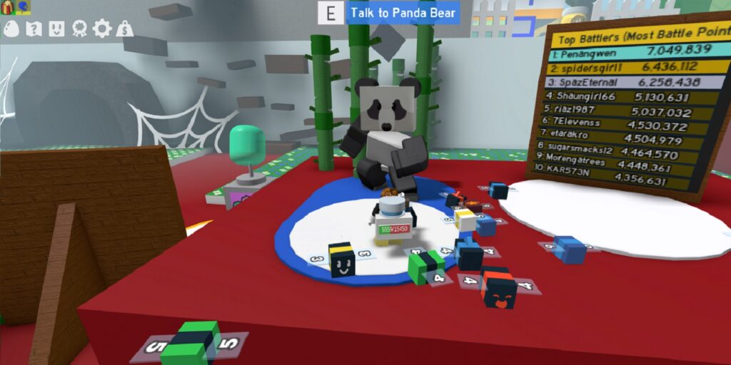 Panda Bear in Bee Swarm Simulator